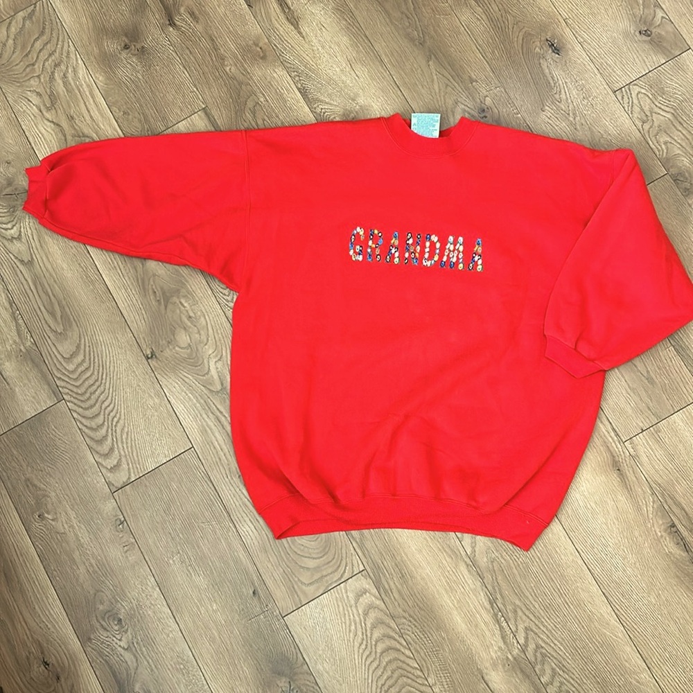 Embroidered Grandma Sweatshirt size XXL